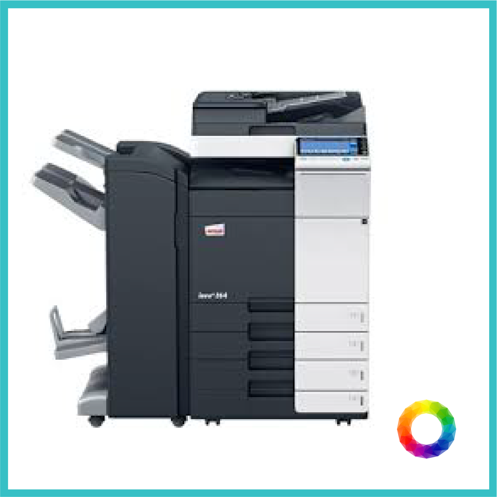 multifunction Konica C454 photocopier